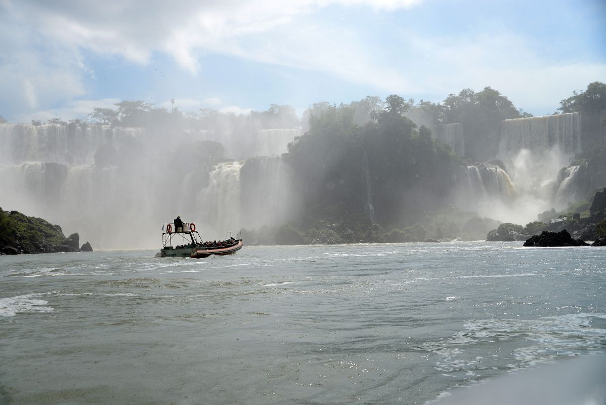 18 Argentina Falls From The Brazil Iguazu Falls Boat Tour